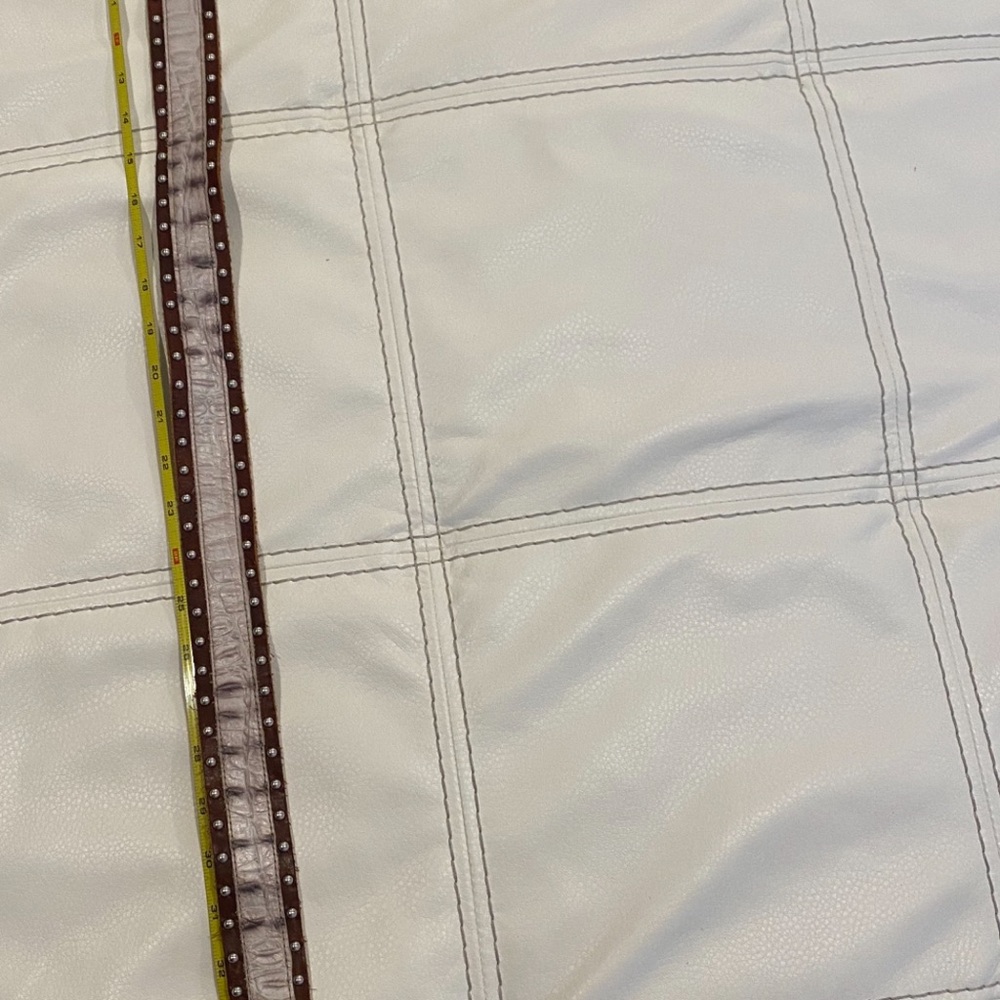 Western Studded Belt with Silver Buckle Belt size M - Picture 7 of 7